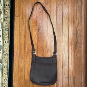 Coach Saddle Brown Leather Crossbody Purse